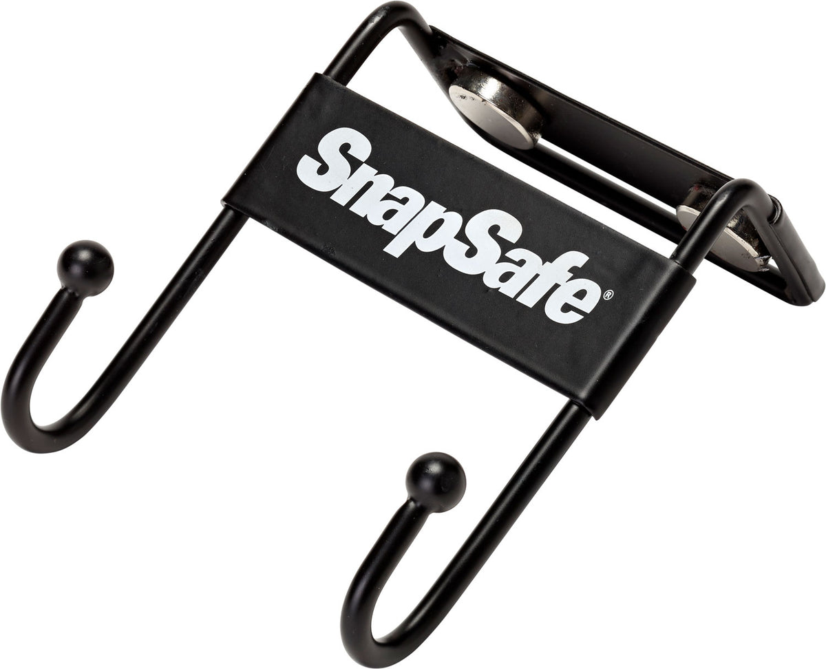 SnapSafe 75911 Magnetic Safe Corner Hook Black Steel 15 lb Capacity