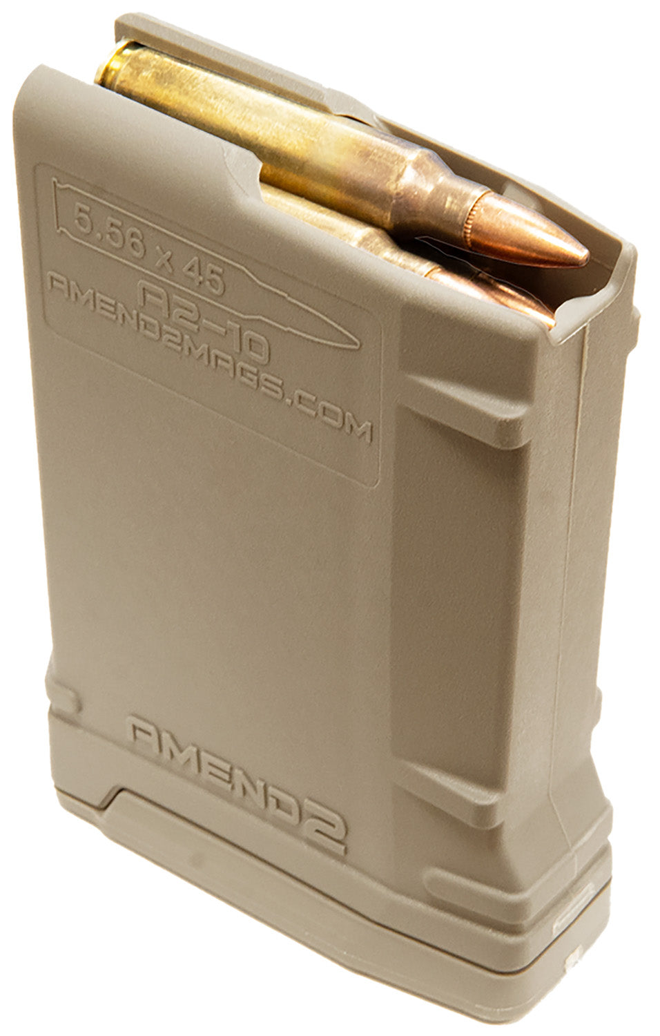 Amend2 MOD-2 10rd .223 Rem/5.56x45mm NATO Magazine for AR-15/M16/M4 Flat Dark Earth Polymer