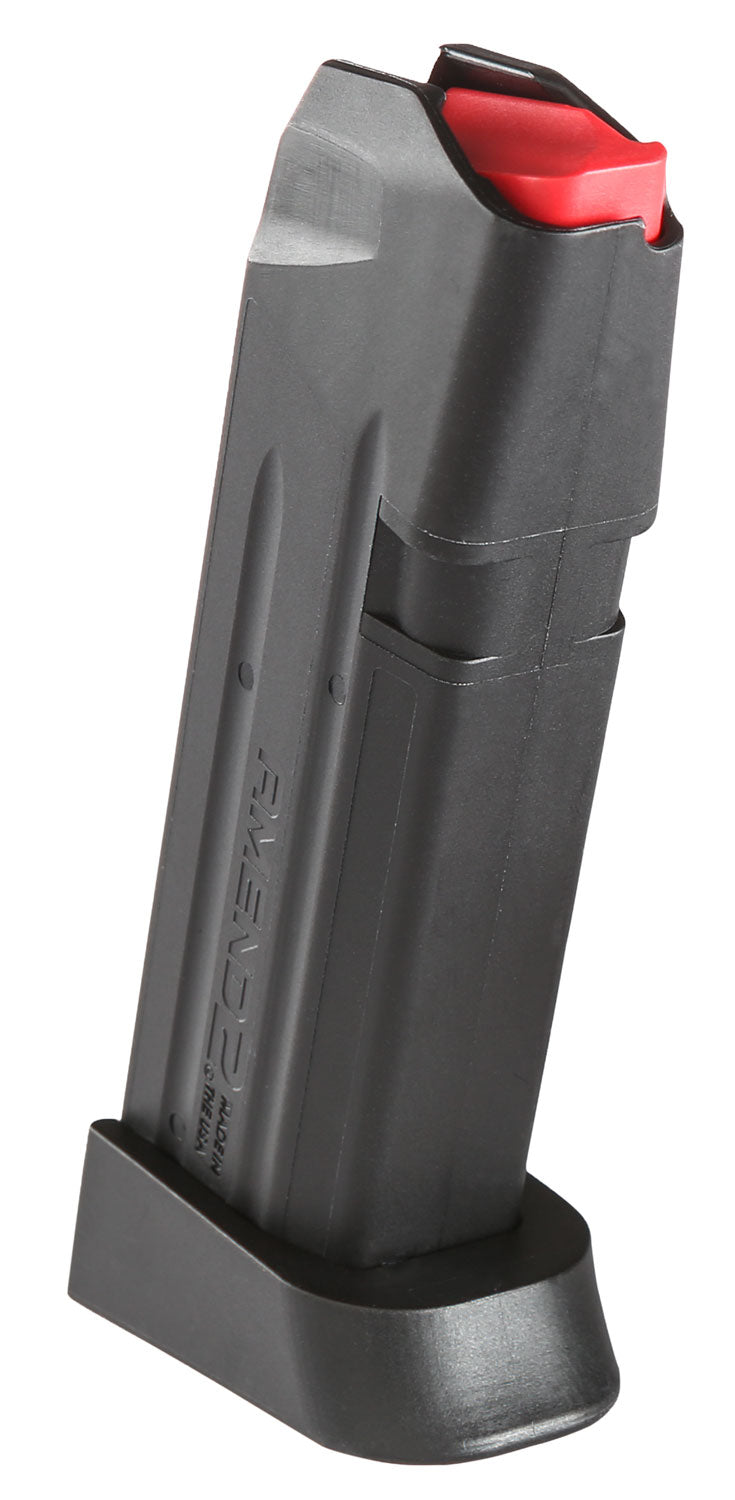 Amend2 A2-19 15rd 9mm Luger Magazine Compatible with Glock 19 Black Polymer