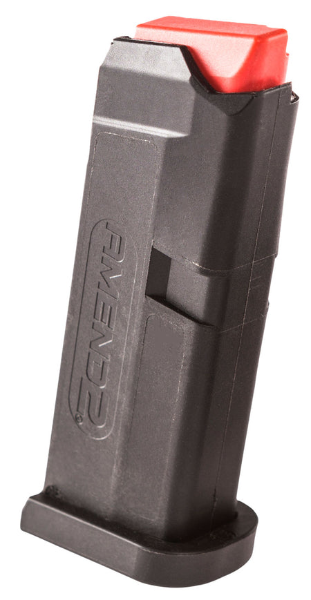 Amend2 A2-42 6rd .380 ACP Magazine Compatible with Glock 42 Black Polymer
