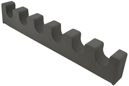BenchMaster Six-Gun Rifle Rest WeaponRack, Black Cushioned Foam, Magnetic No-Slip Base