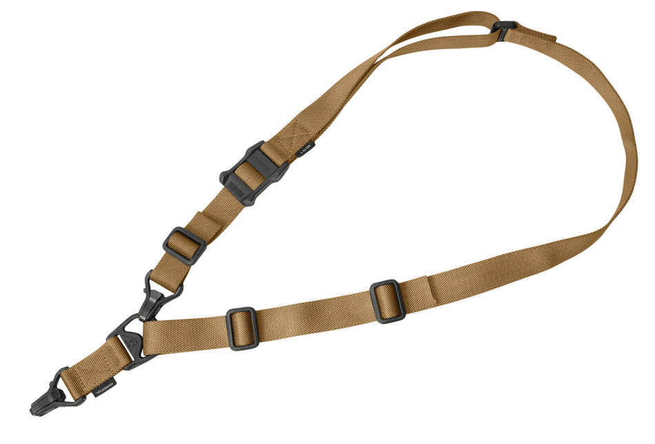 Magpul MS3 Gen2 Sling MAG514COY Coyote Tan Nylon Adjustable One/Two Point Rifle 48"-60"
