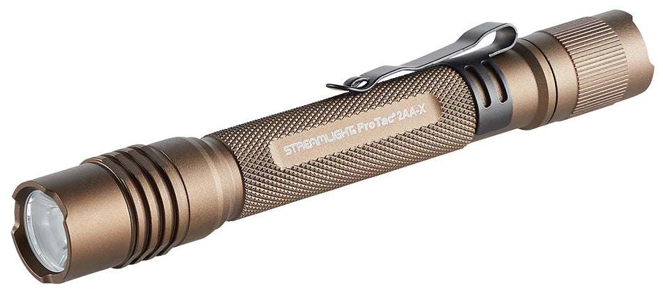 Streamlight ProTac 2AA 88072 Coyote Compact Flashlight 18/250 Lumens White C4 LED