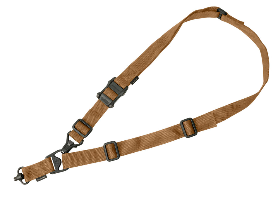 Magpul MS3 Single QD Gen2 Sling MAG515COY Coyote Tan Nylon Adjustable One/Two Point 48"-60" Rifle