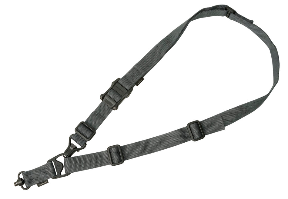 Magpul MS3 Single QD Gen2 Sling MAG515GRY Gray Nylon Adjustable One/Two Point 48"-60" Rifle