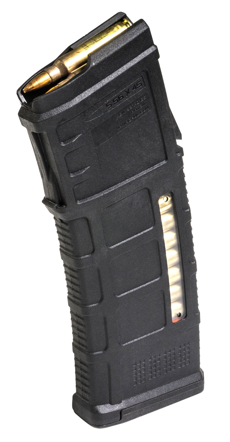 Magpul MAG575-BLK 5.56x45mm NATO 30rd PMAG GEN M3 Window Magazine for Steyr Arms AUG/F88/F90 Black Polymer