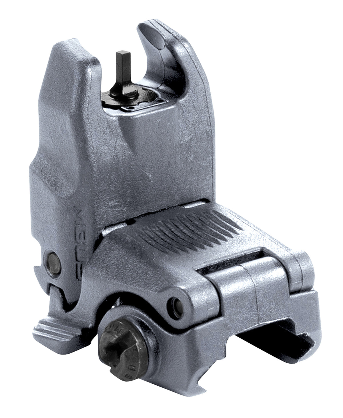 Magpul MBUS MAG247-GRY Polymer Spring-Loaded Flip-Up Front Sight Gray AR-15