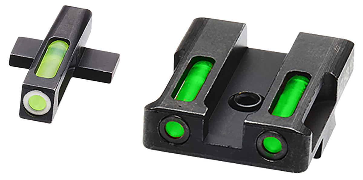 HiViz XDN321 Springfield XD LiteWave H3 Tritium and Fiber Optic Night Sight Set