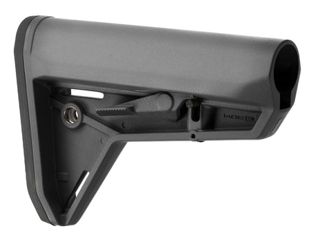 Magpul MOE SL Slim Line Carbine Buttstock Stealth Gray Polymer, Mil-Spec Tube, AR-15/M4 (MAG347-GRY)