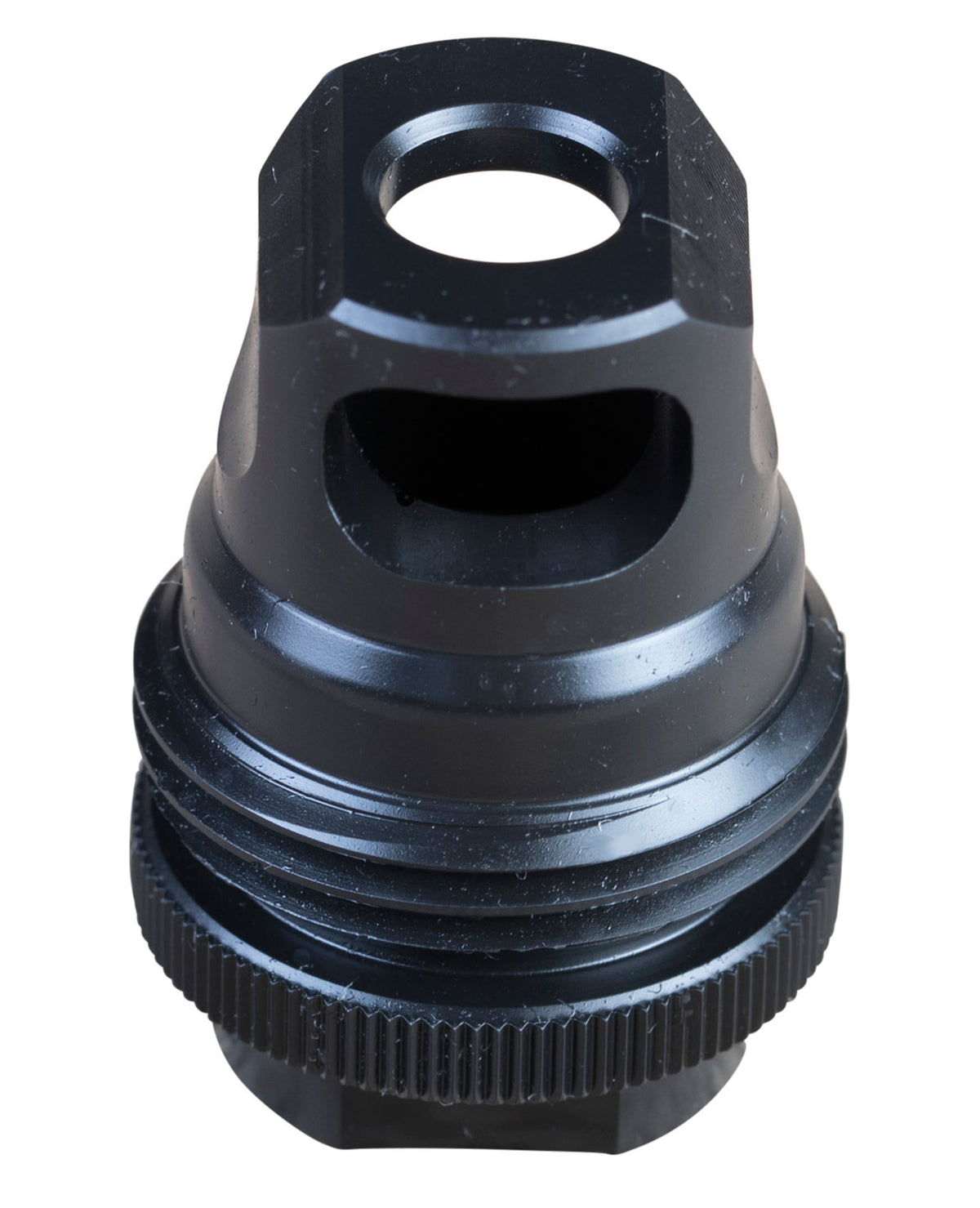 SilencerCo AC2628 9mm Luger ASR Muzzle Brake Black Steel 1/2"x28 Thread