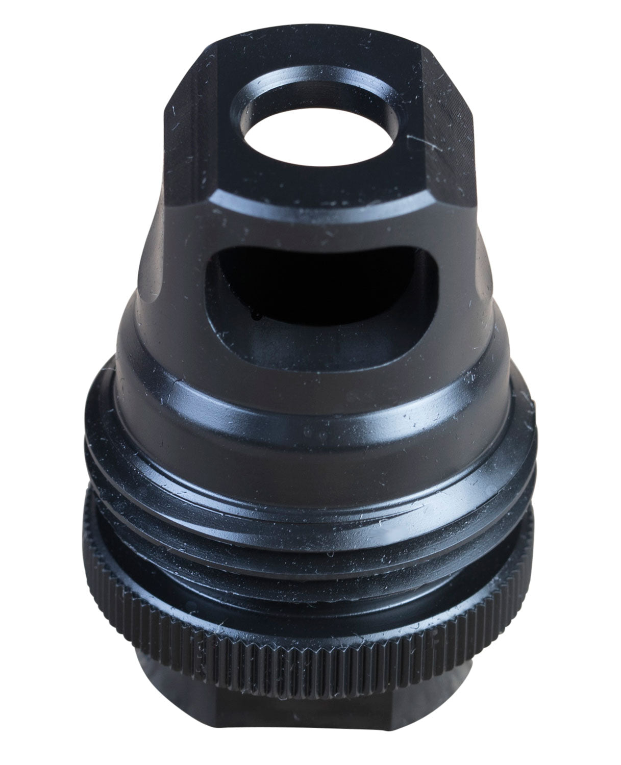 SilencerCo AC2628 9mm Luger ASR Muzzle Brake Black Steel 1/2"x28 Thread