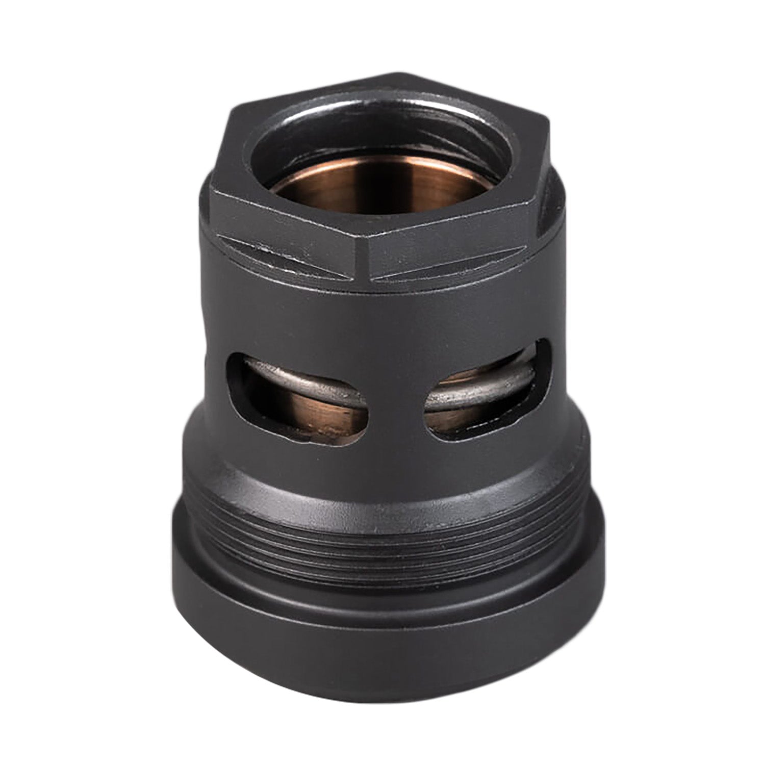 SilencerCo AC2447 9mm Luger 3-Lug Quick-Attach Suppressor Mount Black Steel