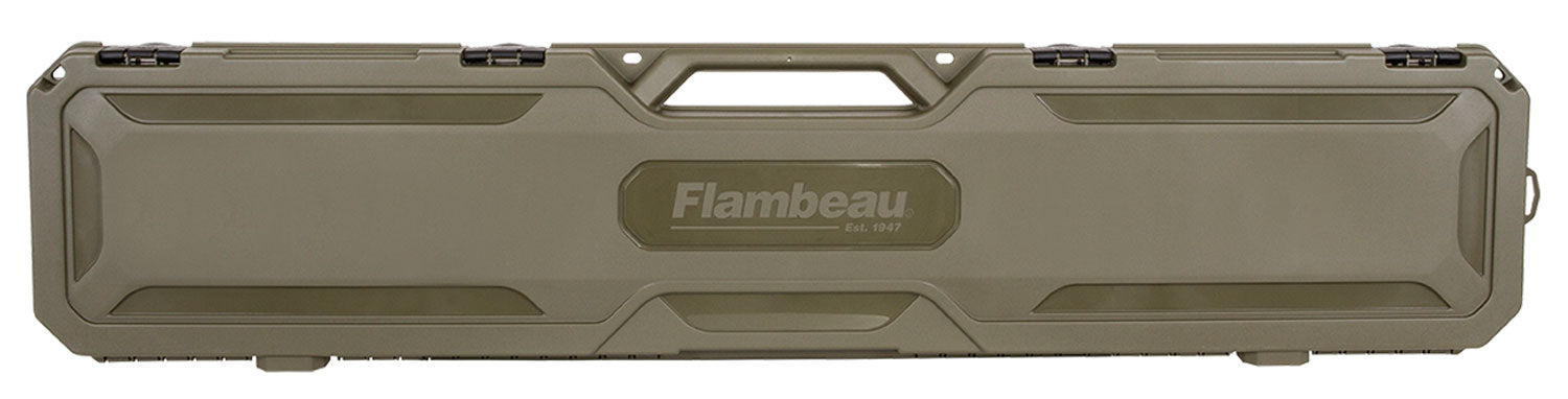 Flambeau 6464FC Safe Shot Field Olive Polymer Gun Case for Scoped Rifle or Shotgun