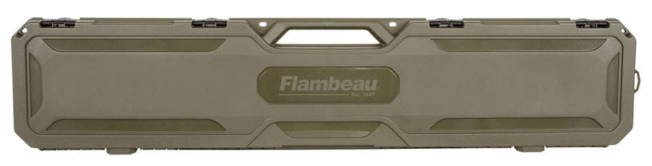 Flambeau 6464FC Safe Shot Field Olive Polymer Gun Case for Scoped Rifle or Shotgun