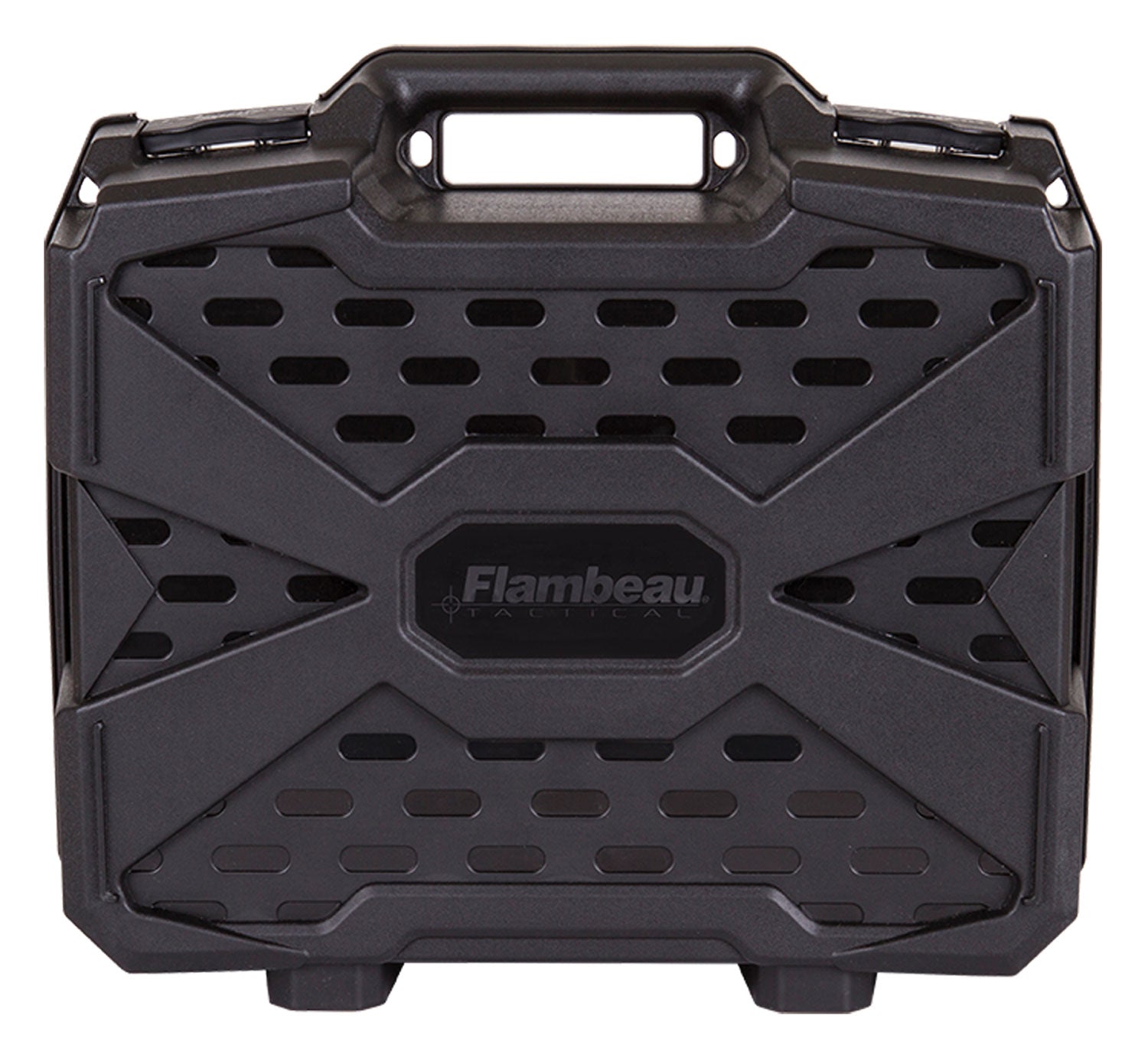 Flambeau 1511DDP Double Deep Tactical Handgun Case Black Polymer TSA Approved