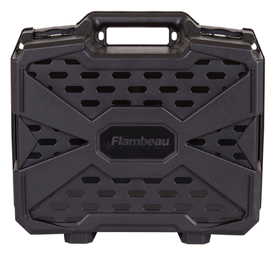 Flambeau 1511DDP Double Deep Tactical Handgun Case Black Polymer TSA Approved