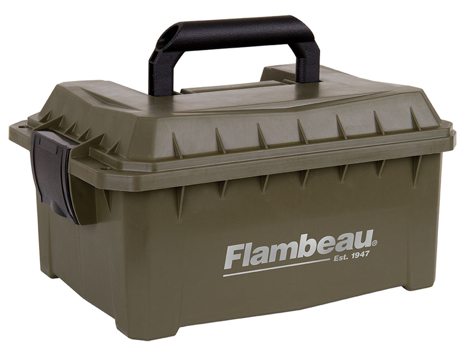 Flambeau 7415SB Tan Shotshell Storage Ammo Can 12/20 Gauge 4-Box Capacity