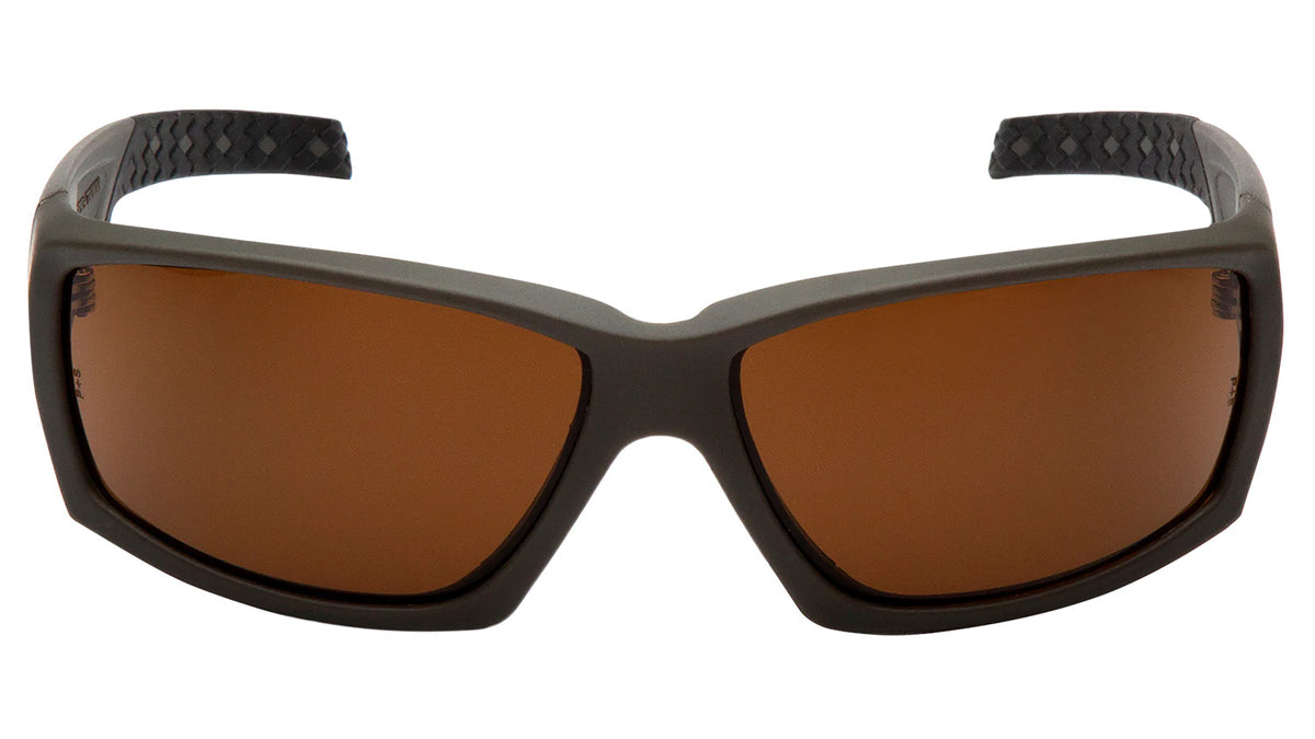 Pyramex Venture Gear Tactical Overwatch Adult Anti-Fog Bronze Lens Polycarbonate OD Green Frame