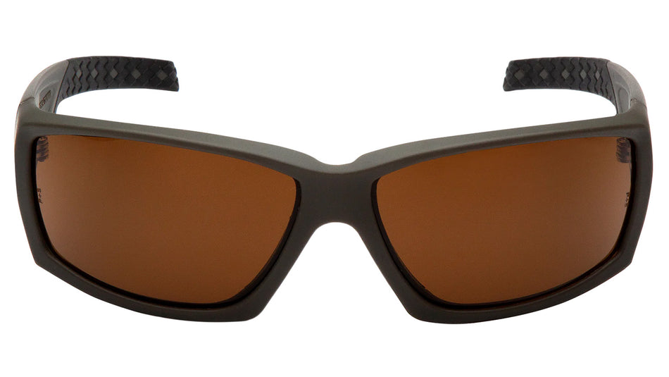 Pyramex Venture Gear Tactical Overwatch Adult Anti-Fog Bronze Lens Polycarbonate OD Green Frame