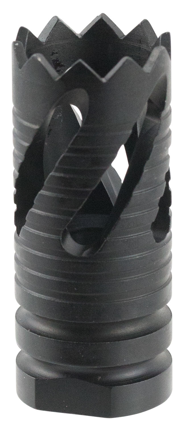 TacFire MZ10213B .308 Win AR-10 Thread Crown Muzzle Brake Black Oxide Steel 5/8x24