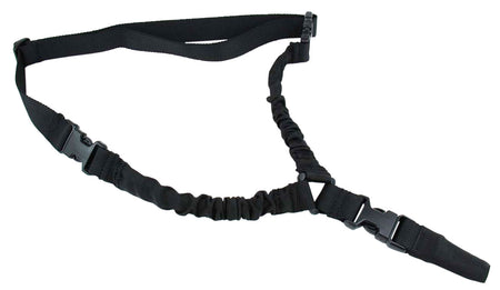 TacFire SL002B Black Nylon One-Point Double Bungee Sling 30"-40" OAL Rifle