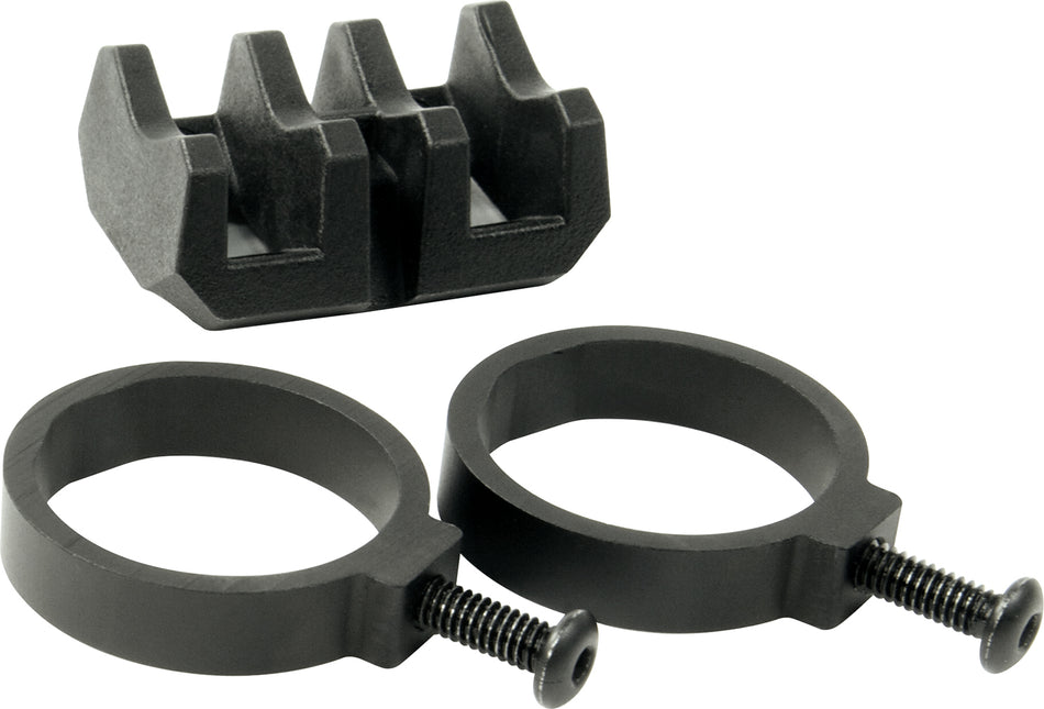 Magpul MAG614-BLK Black Anodized V-Block and Ring Set for Weapon Light Mounts Aluminum/Polymer