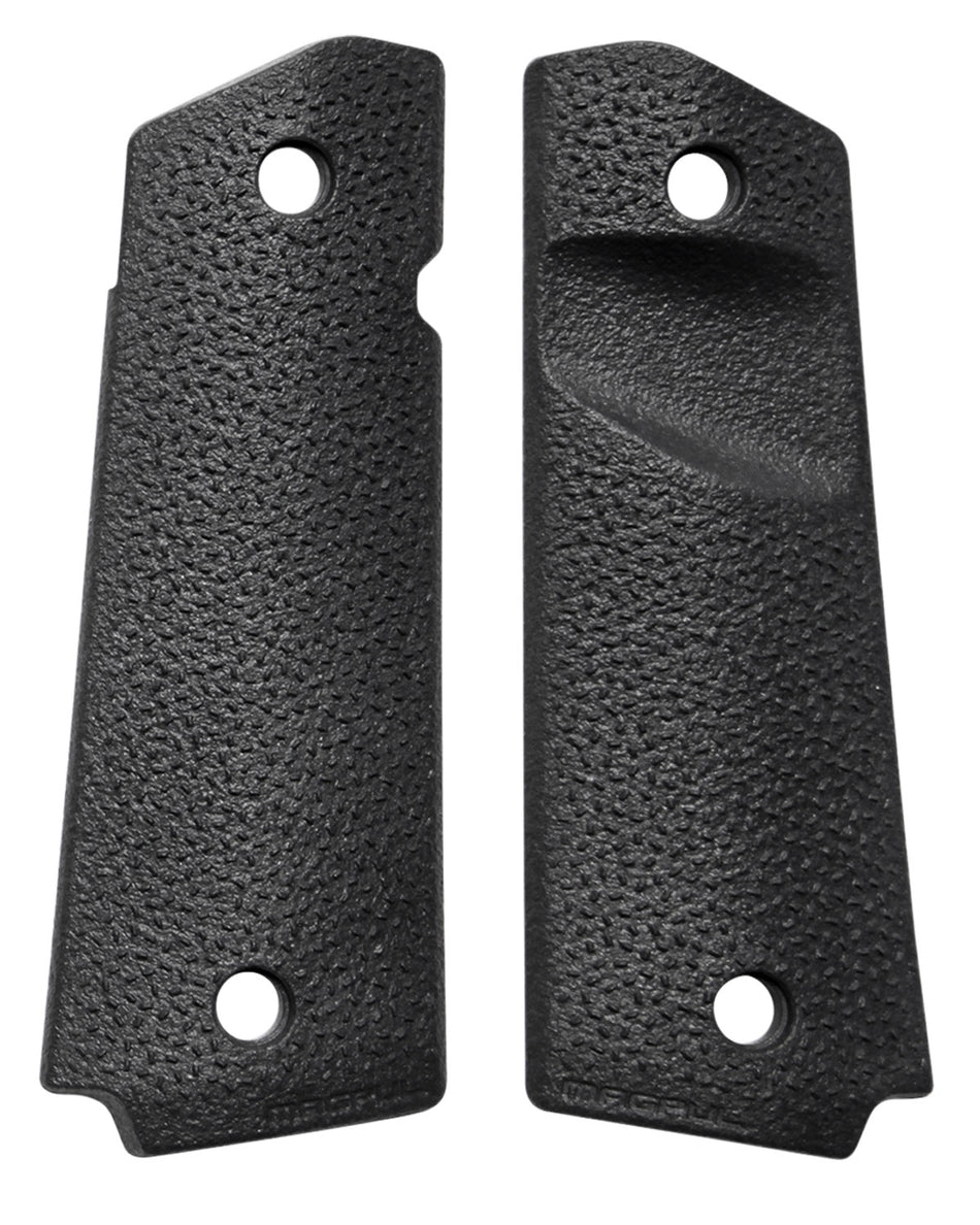 Magpul MOE 1911 Full-Size Black Polymer Grip Panels with Aggressive TSP Texture