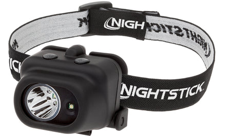 Nightstick NSP4608B Multi-Function Headlamp Black White LED Spotlight and Floodlight