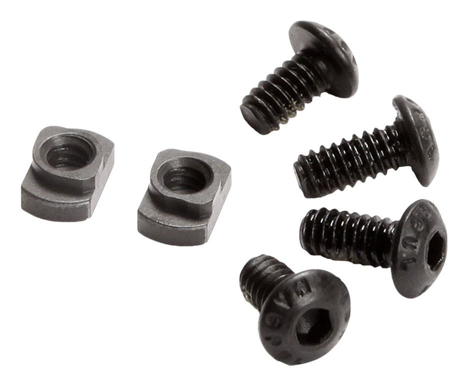 Magpul M-LOK T-Nut Replacement Set Black 4140 Chromoly Steel Mil-Spec Phosphate Finish (MAG615-BLK)
