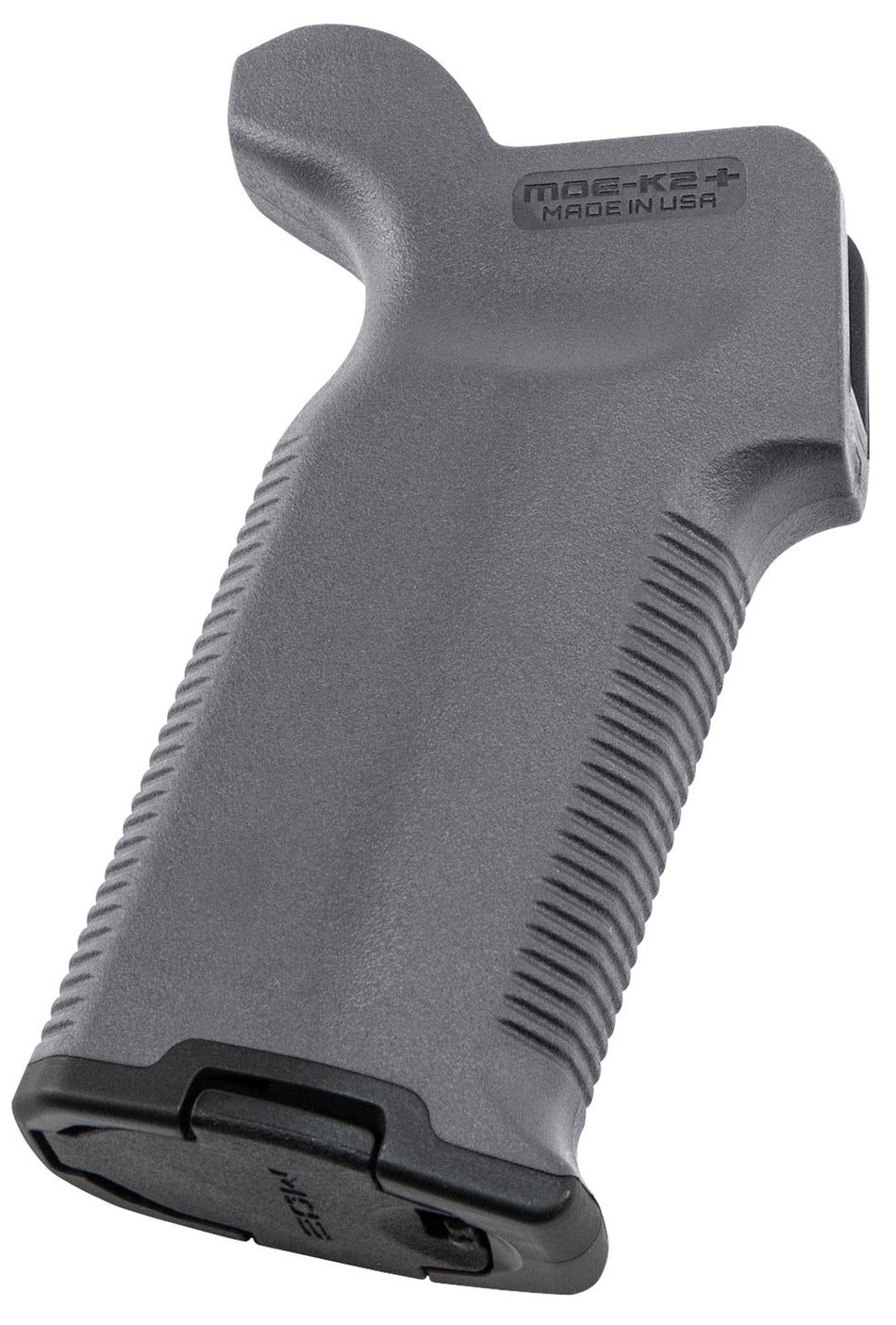 Magpul MAG532-GRY Gray MOE-K2+ Grip for AR-15, AR-10, M4, M16, M110, SR25 - Rubber Overmolded