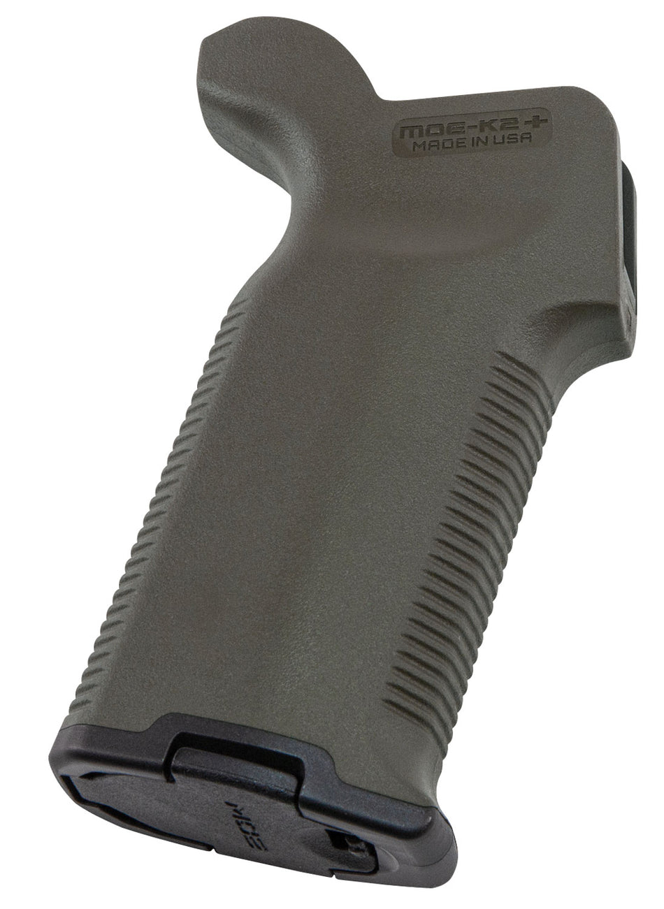 Magpul MAG532-ODG OD Green MOE-K2+ Grip for AR-15, AR-10, M4, M16, M110, SR25 - Rubber Overmolded