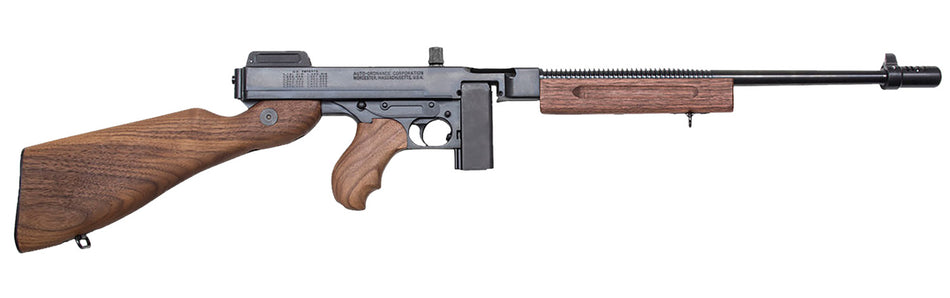 Thompson T110SH 1927A-1 Deluxe .45 ACP Carbine, 18" Barrel, 10-Round Stick Mag, Blued Finish, Walnut Horizontal Grip