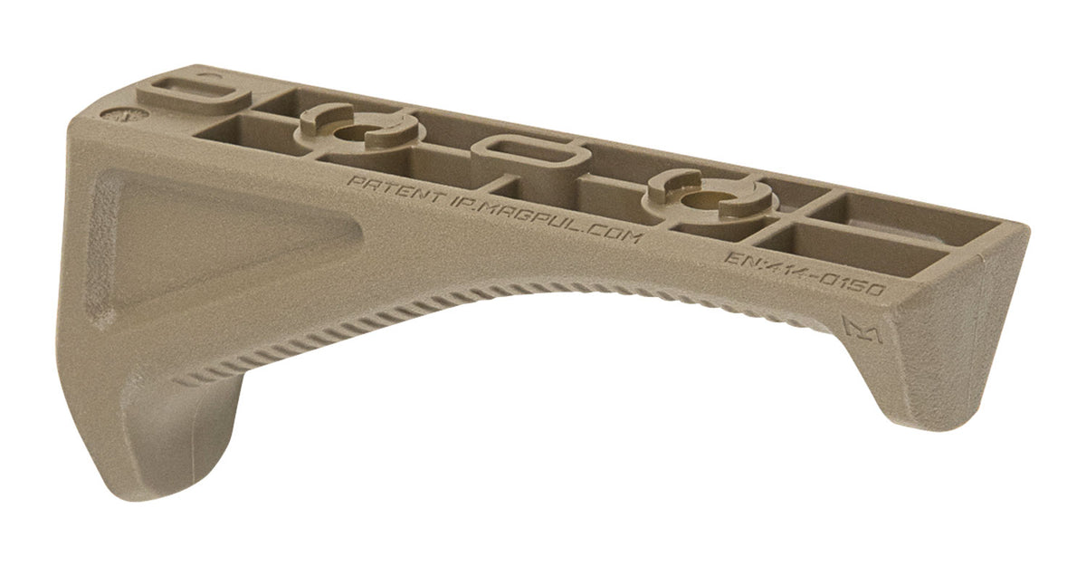 Magpul MAG598-FDE Flat Dark Earth Polymer M-LOK Angled Foregrip for AR-Platform Handguards