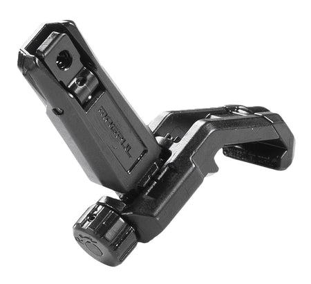 Magpul MBUS Pro Offset Rear Iron Sight Melonited Steel Black AR-15 MAG526-BLK