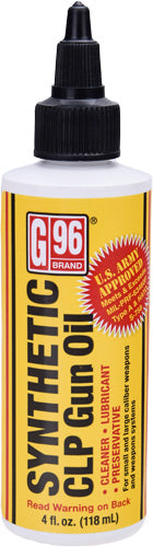 G96 Synthetic CLP Firearm Oil 4 oz Bottles Case Lot of 12