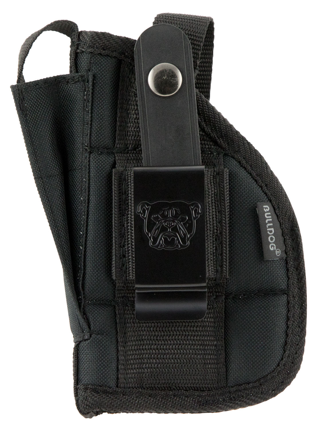 Bulldog FSN19C Extreme Holster Black Nylon Belt Loop/Clip Compatible with Ruger LC9 2.5-3.75" Barrel Ambidextrous