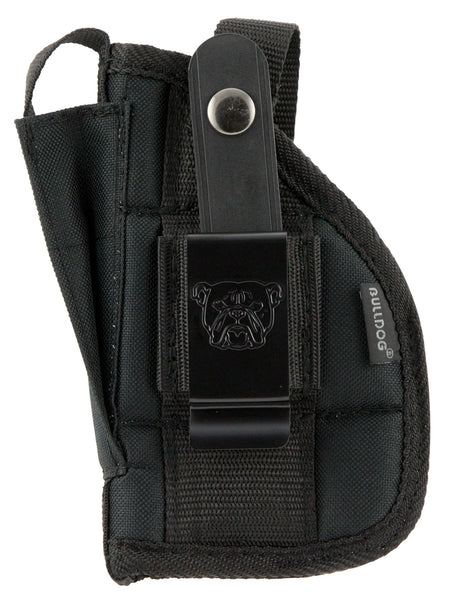 Bulldog FSN19C Extreme Holster Black Nylon Belt Loop/Clip Compatible with Ruger LC9 2.5-3.75" Barrel Ambidextrous