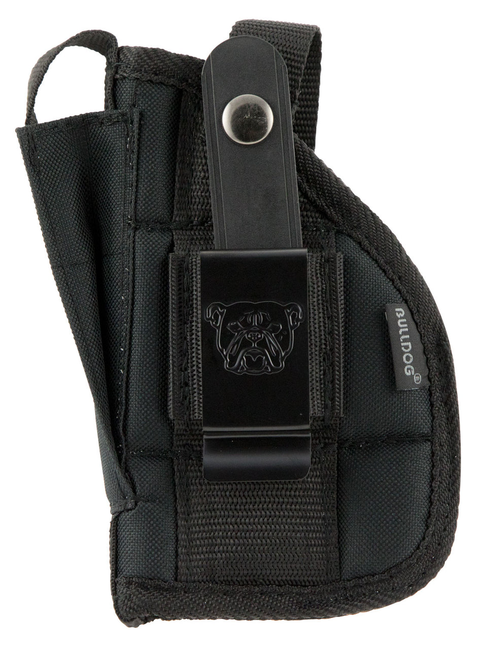 Bulldog FSN19C Extreme Holster Black Nylon Belt Loop/Clip Compatible with Ruger LC9 2.5-3.75" Barrel Ambidextrous