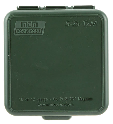 MTM Case-Gard Flip-Top Shotshell Storage Box Multi-Gauge Forest Green 25 Round