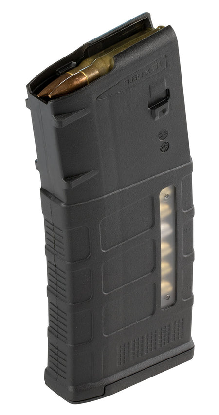 Magpul MAG577BLK PMAG 25-Round GEN M3 Window Mag 308 Win/7.62x51mm NATO Fits AR-10/M110/SR25 Rifles Black Polymer