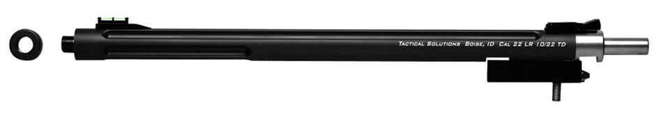 Tactical Solutions 1022TDMB X-Ring 22 LR 16.5" Black Matte Bull Barrel with Sights for 10/22 Takedown