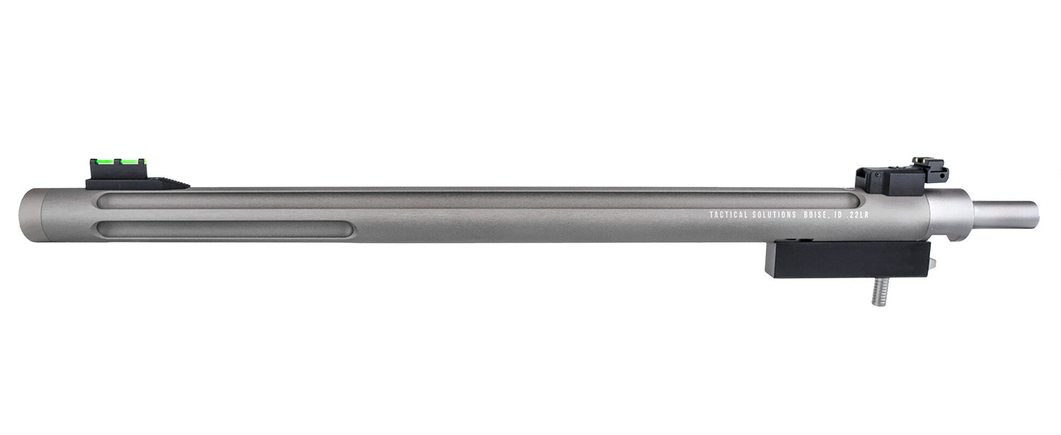 Tactical Solutions 1022TDGMG X-Ring 22 LR 16.5" Gunmetal Gray Bull Barrel with Sights for 10/22 Takedown