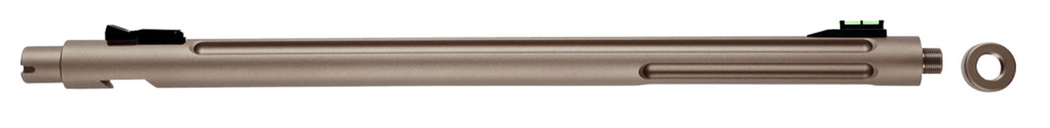 Tactical Solutions 1022OSQS X-Ring 22 LR 16.5" Quicksand Bull Barrel Fluted Threaded Fiber Optic Sights Ruger 10/22