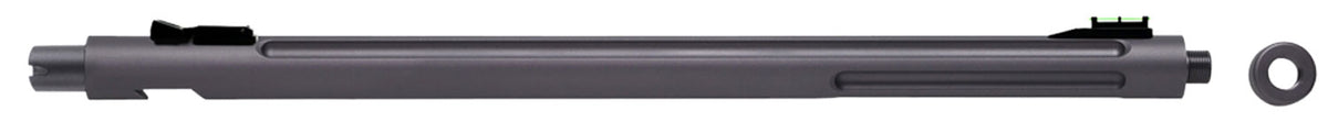 Tactical Solutions 1022SGMG X-Ring 22 LR 16.5" Gunmetal Gray Bull Barrel Fluted Threaded Fiber Optic Sights Ruger 10/22