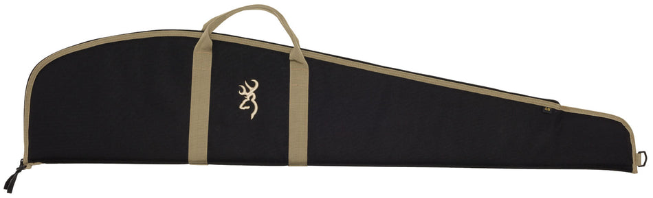 Browning Plainsman 44" Scoped Rifle Case Black/Tan 600D Polyester Foam Padded 1410049244