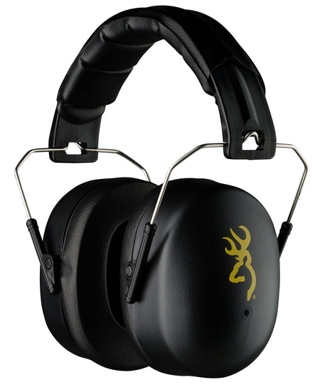 Browning 12699 HDR Passive Earmuff 37dB NRR Foam Ear Cups Black Adult