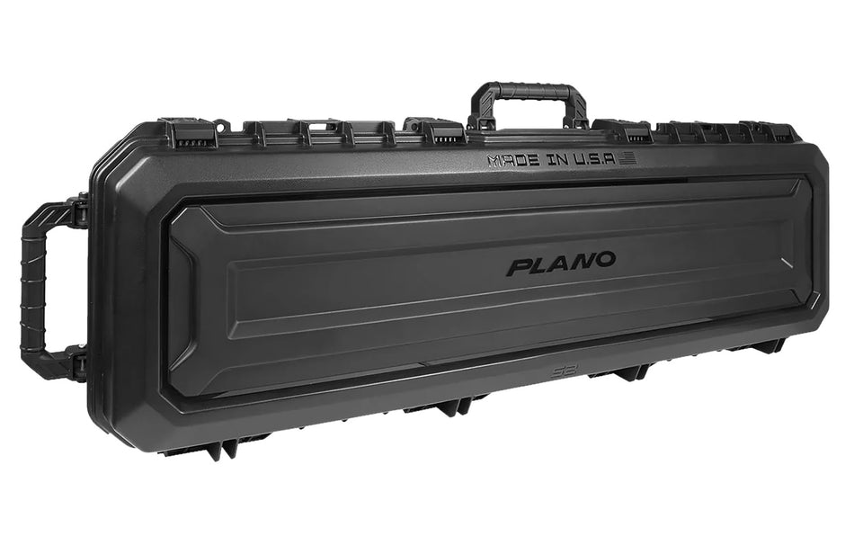 Plano All Weather Series Double Gun Case Black Polymer 53.5" Foam Padding
