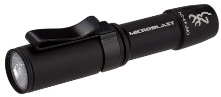 Browning Microblast AAA Pocket Flashlight 72 Lumens White Nichia LED Black