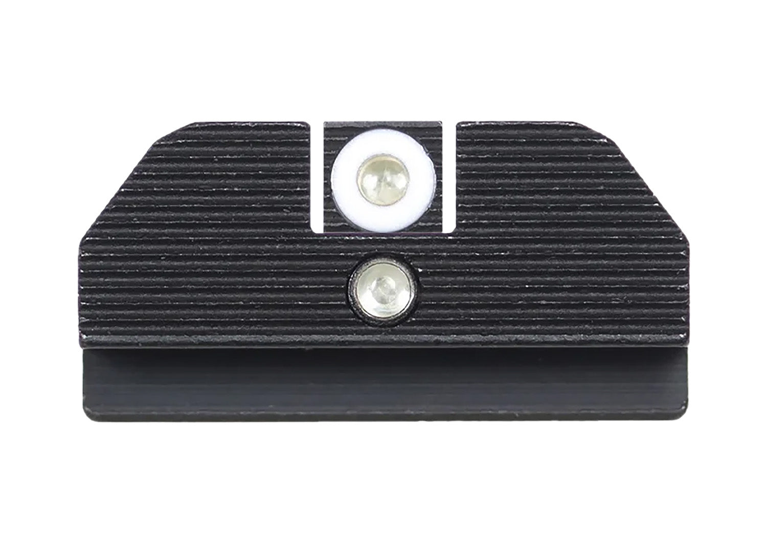 Night Fision GLK001015WGZ Accur8 Tritium Sights for Glock 17/17L/19 Green White Front/Black Ring Rear