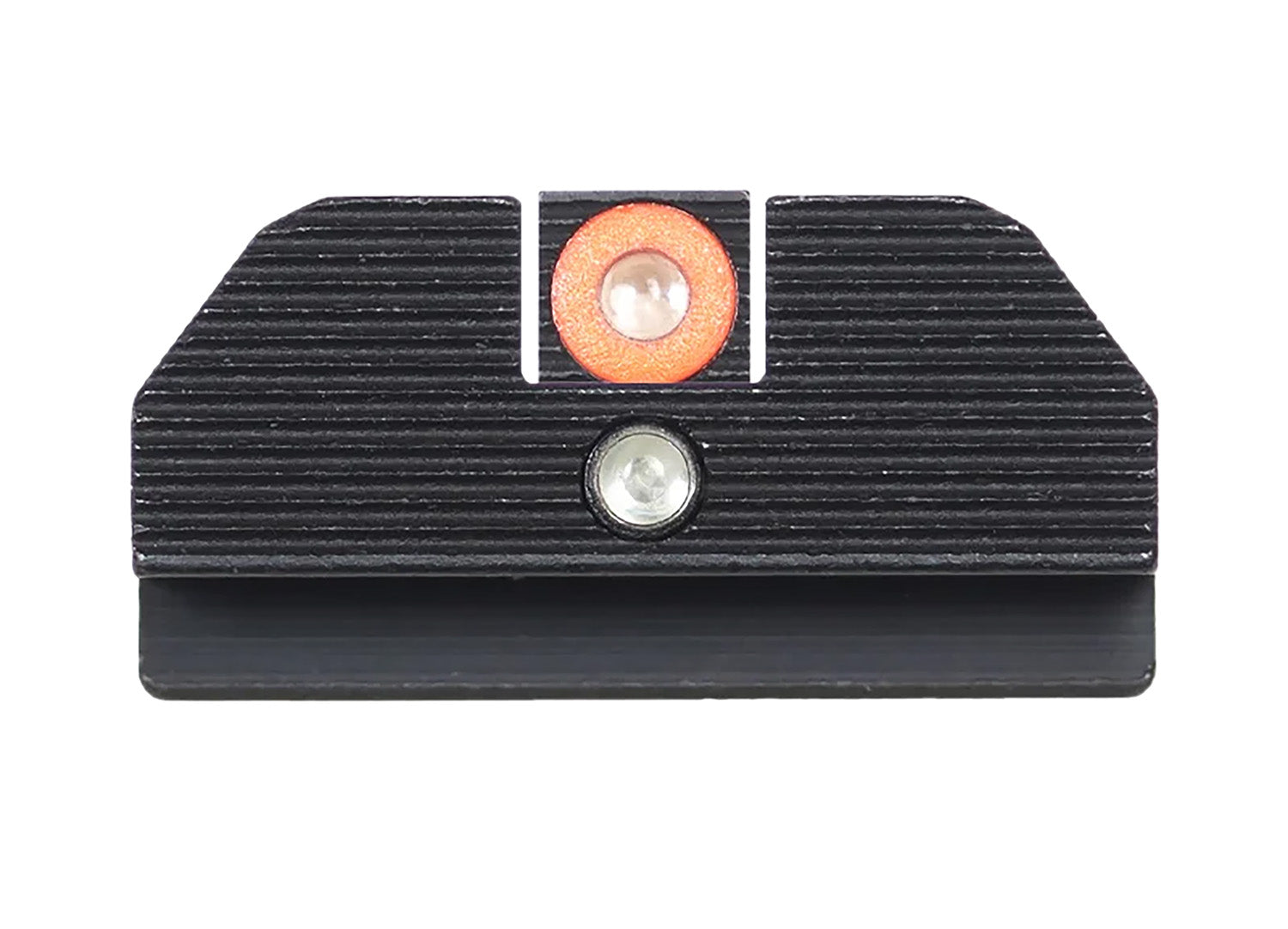 Night Fision GLK001015OGZ Accur8 Tritium Sights for Glock 17/17L/19 Green Orange Front/Black Outline Rear